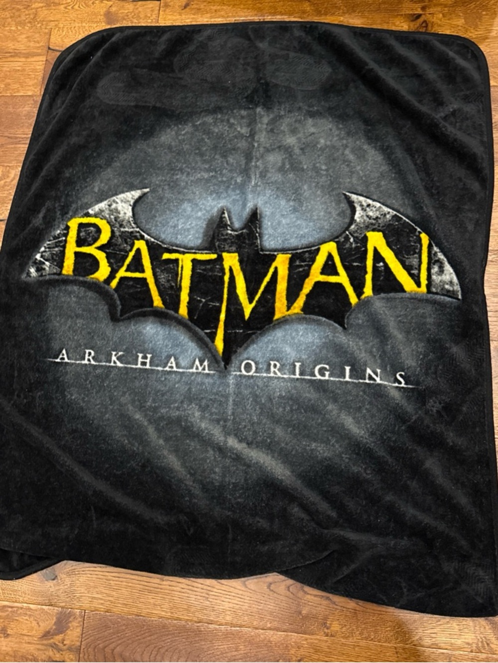 Batman Arkham‎ Origins Black Graphic Throw Blanket